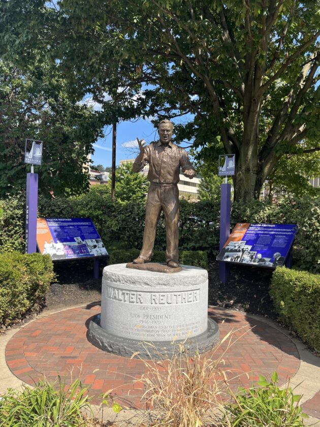 Reuther Statue Gets New Placard | News, Sports, Jobs - The Intelligencer